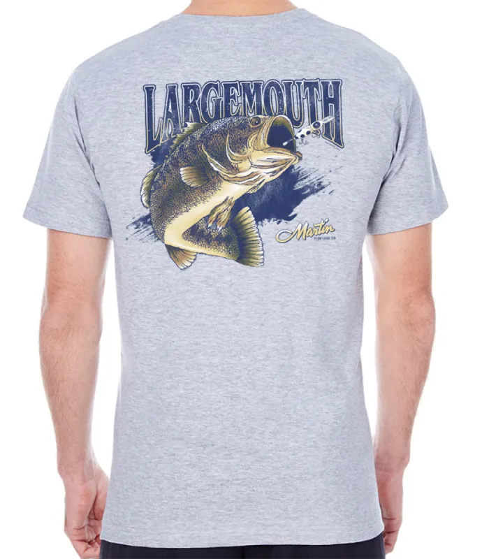 Martin Largemouth Bass Fishing T-Shirt sold by Malibu Shirts