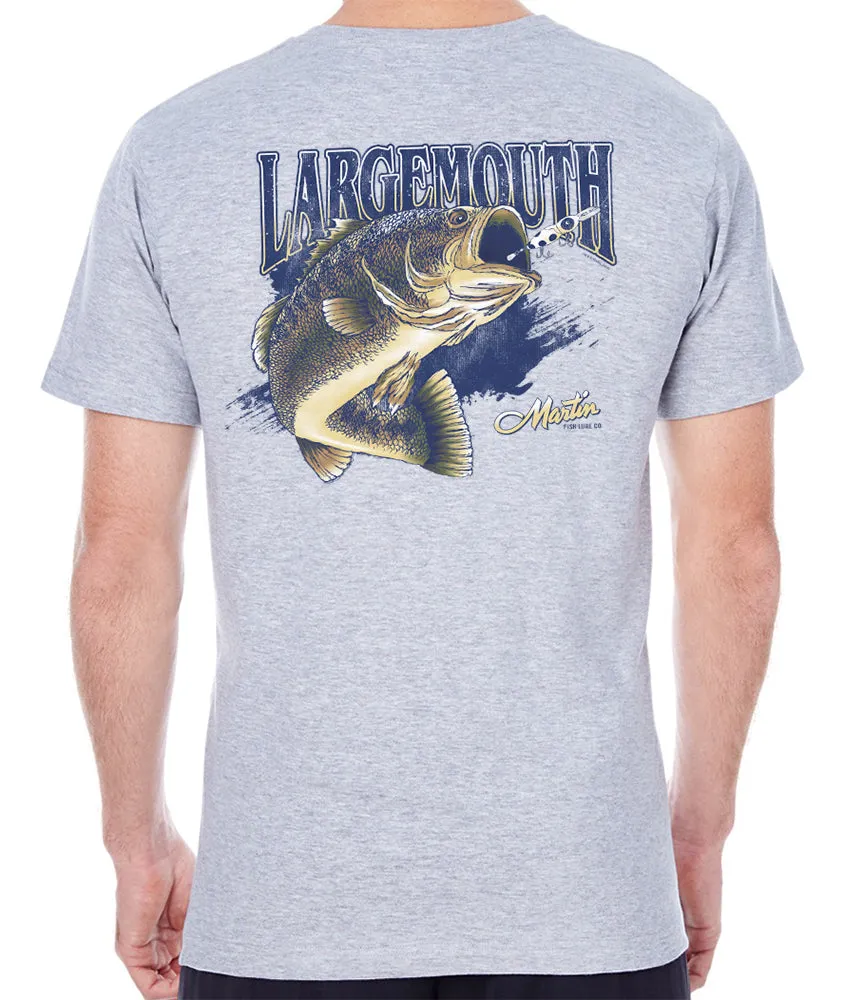 Martin Largemouth Bass Fishing T-Shirt sold by Malibu Shirts
