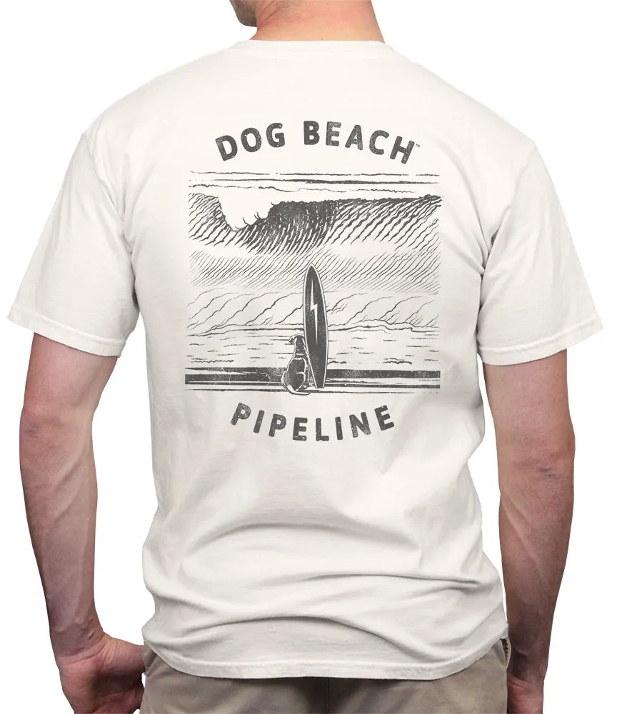 Dog Beach Pipeline T-Shirt sold by Malibu Shirts