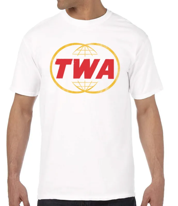 TWA Rings Retro Logo T-Shirt sold by Malibu Shirts