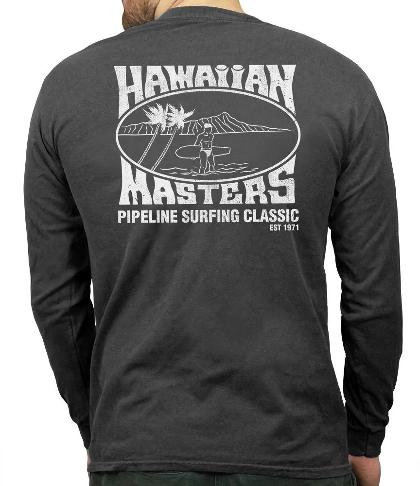 Hawaiian Masters Men's Long Sleeve T-Shirt sold by Malibu Shirts