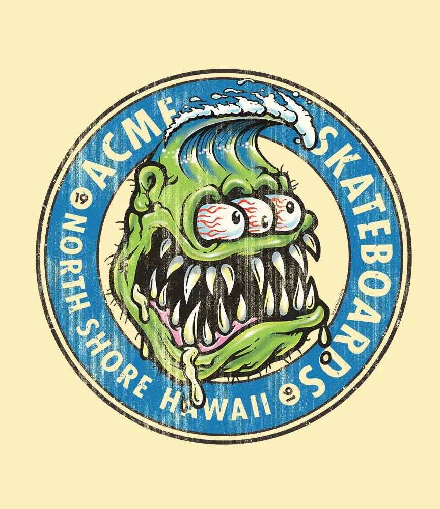Acme Skateboards Monster T-Shirt sold by Malibu Shirts product image thumbnail 2