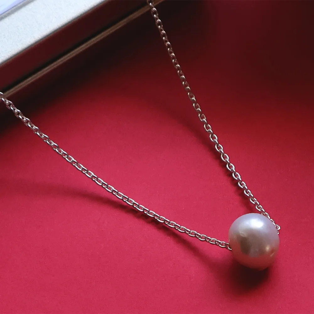 Leialoha 18" White Pearl Sterling Silver Necklace sold by Malibu Shirts product image thumbnail 3