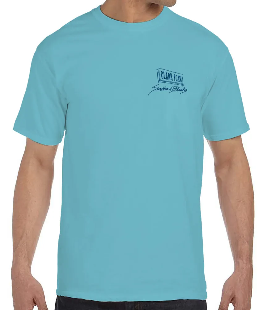Clark Foam Color Sketch T-Shirt sold by Malibu Shirts product image thumbnail 3