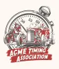 Acme Speed Shop Timing T-Shirt sold by Malibu Shirts