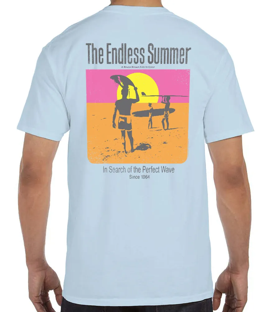 The Endless Summer Blue T-Shirt sold by Malibu Shirts