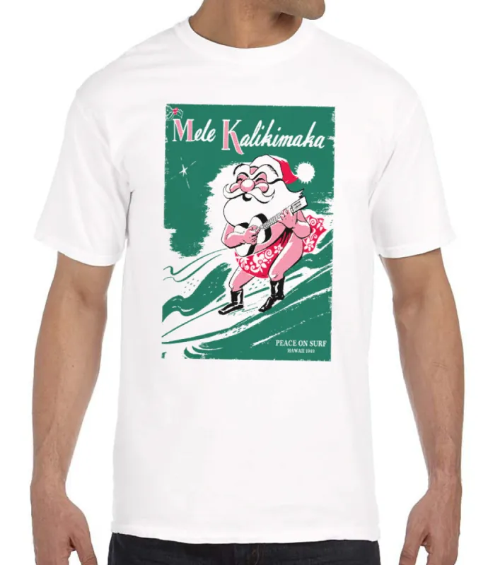 Surfing Santa 49 T-Shirt sold by Malibu Shirts
