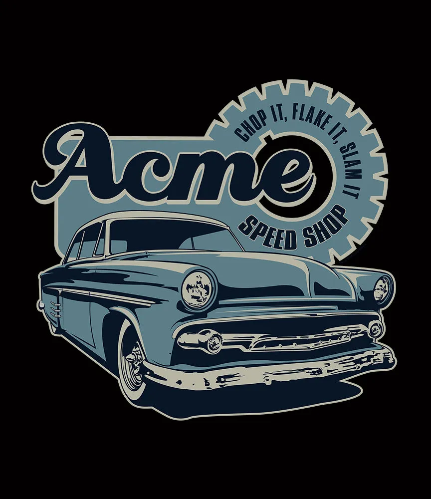 Acme Speed Shop '54 T-Shirt sold by Malibu Shirts product image thumbnail 2