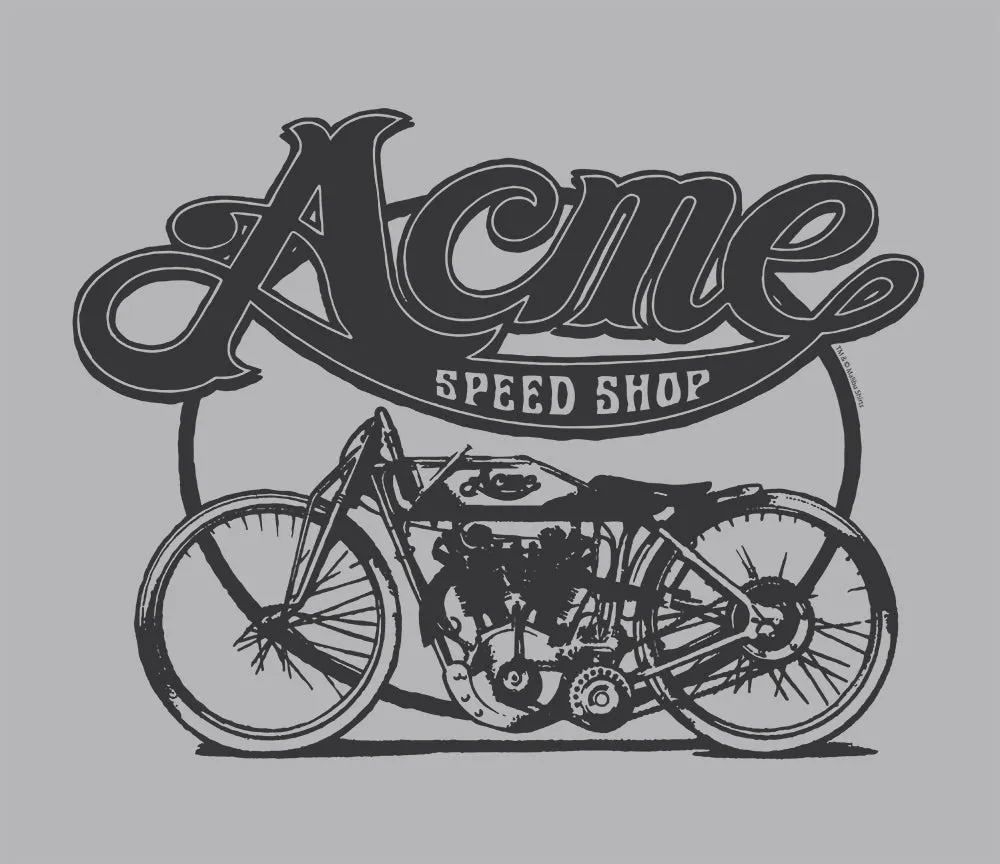 Acme Speed Shop Board Track Racer T-Shirt sold by Malibu Shirts product image thumbnail 2