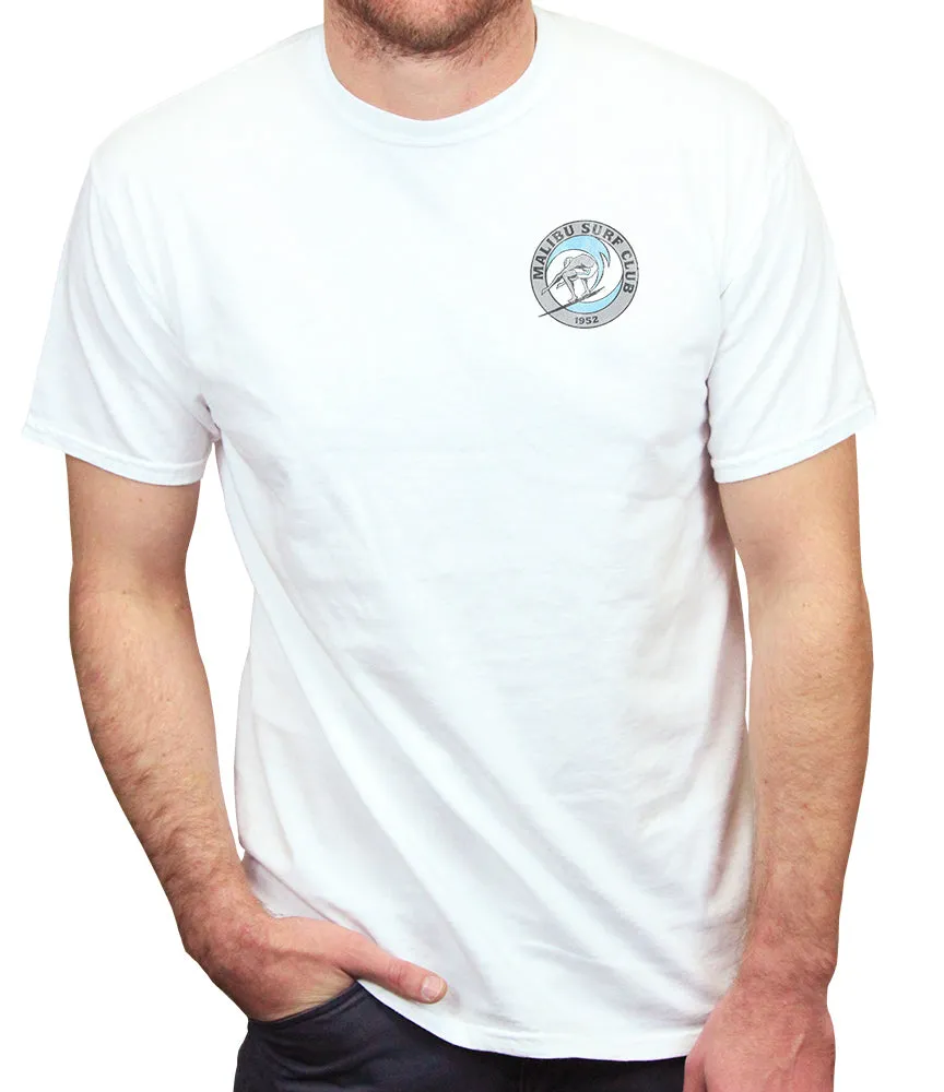 Malibu Surf Club Qmoda Logo T-Shirt sold by Malibu Shirts product image thumbnail 3