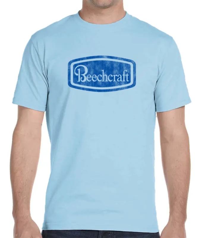 Beechcraft Logo Men's T-Shirt sold by Malibu Shirts