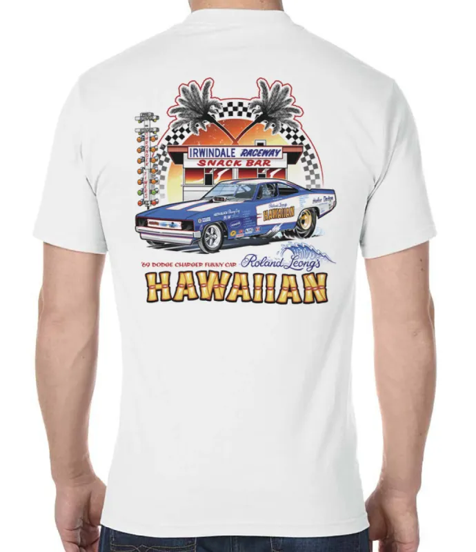 The Hawaiian 69 Charger T-Shirt sold by Malibu Shirts