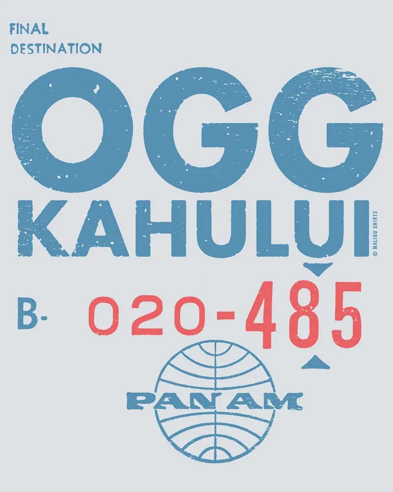 Pan Am OGG Ticket Women's Shirt sold by Malibu Shirts product image thumbnail 4