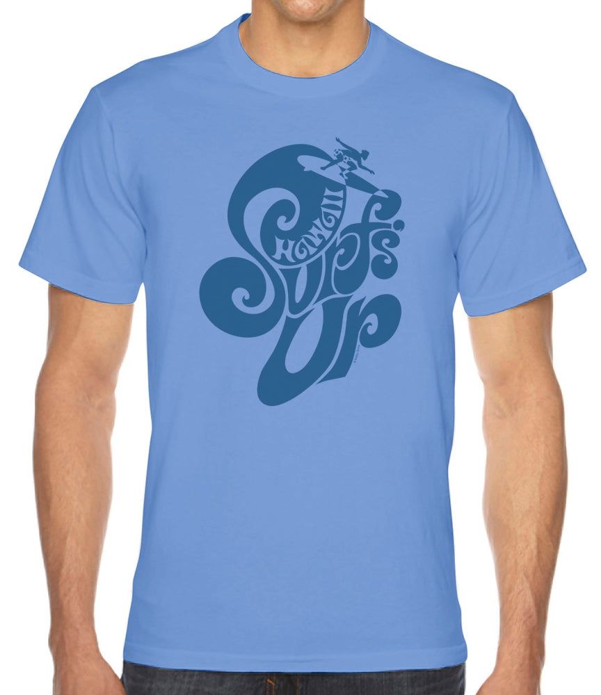 Surf's Up Hawaii Men's T-Shirt sold by Malibu Shirts