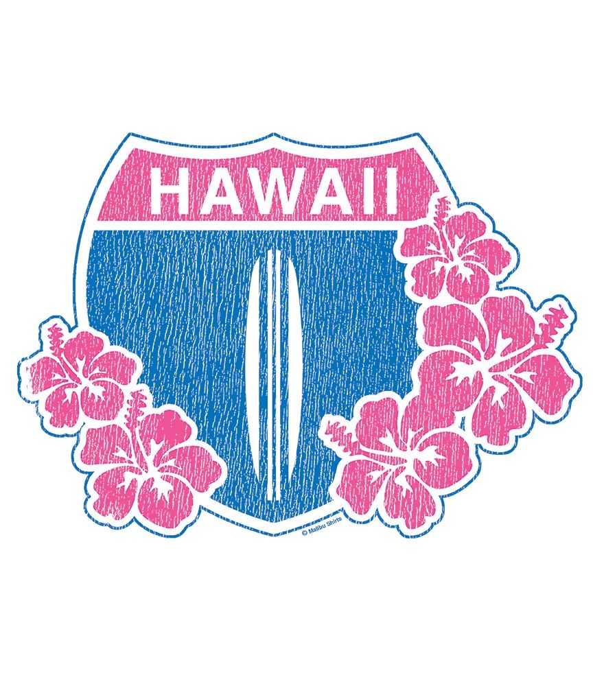 Hawaii Highway 1 Hoodie sold by Malibu Shirts product image thumbnail 2