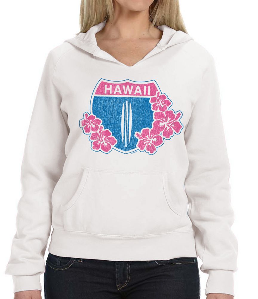 Hawaii Highway 1 Hoodie sold by Malibu Shirts
