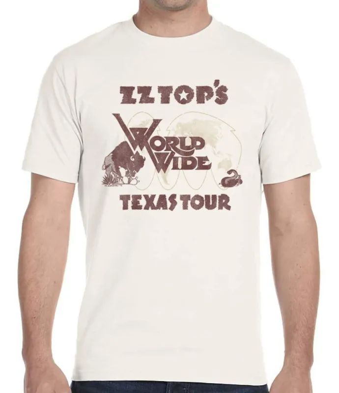 ZZ Top World Wide Texas Tour 1977 sold by Malibu Shirts