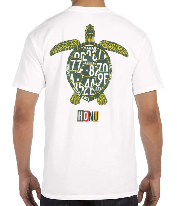 Honu License Plate Men's T-Shirt sold by Malibu Shirts