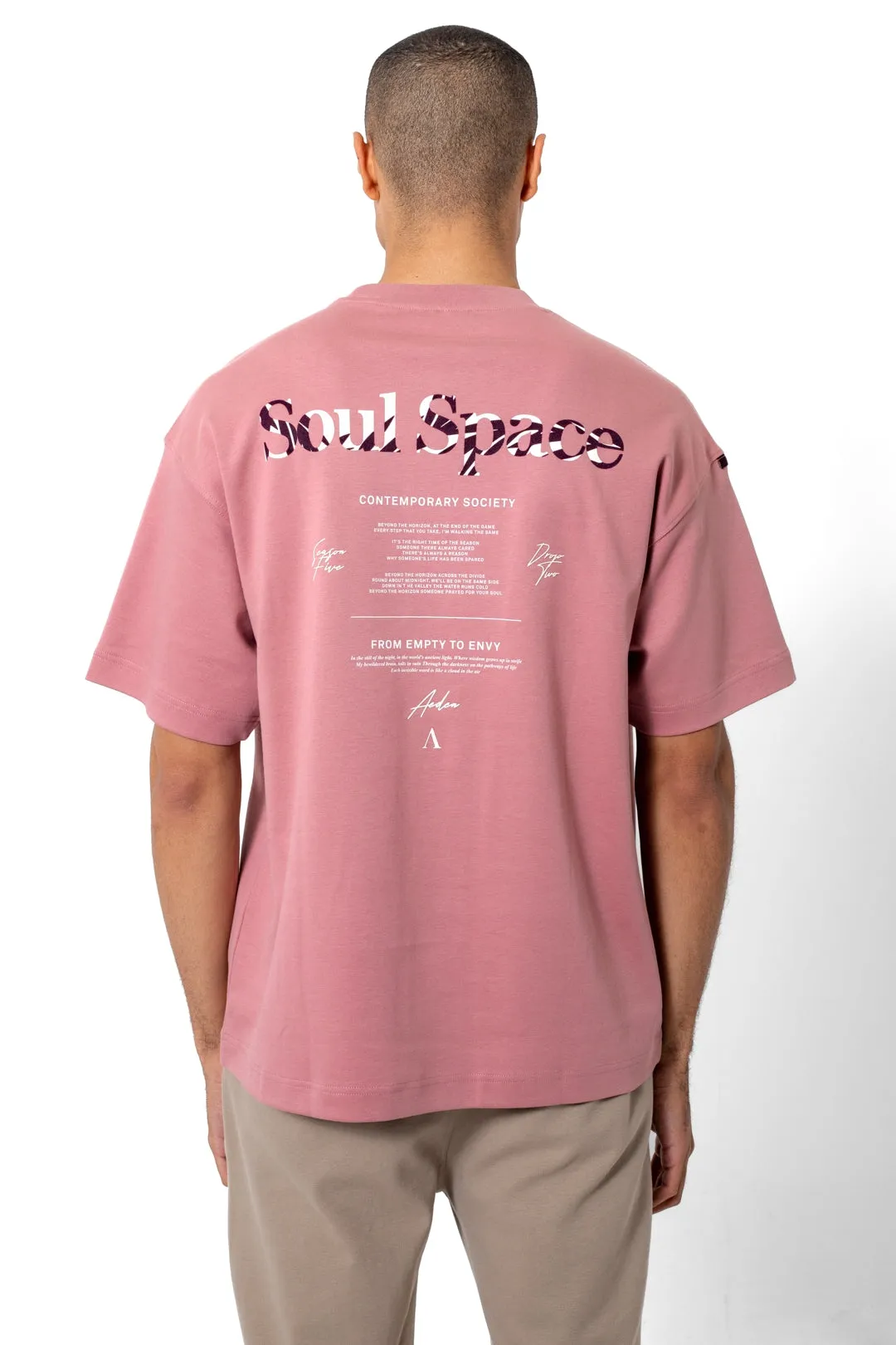 Cyrus Tee | Dark pink sold by Aeden Official product image thumbnail 4