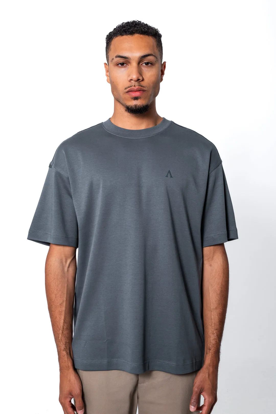 Marshall Tee | Grey/Blue sold by Aeden Official product image thumbnail 3