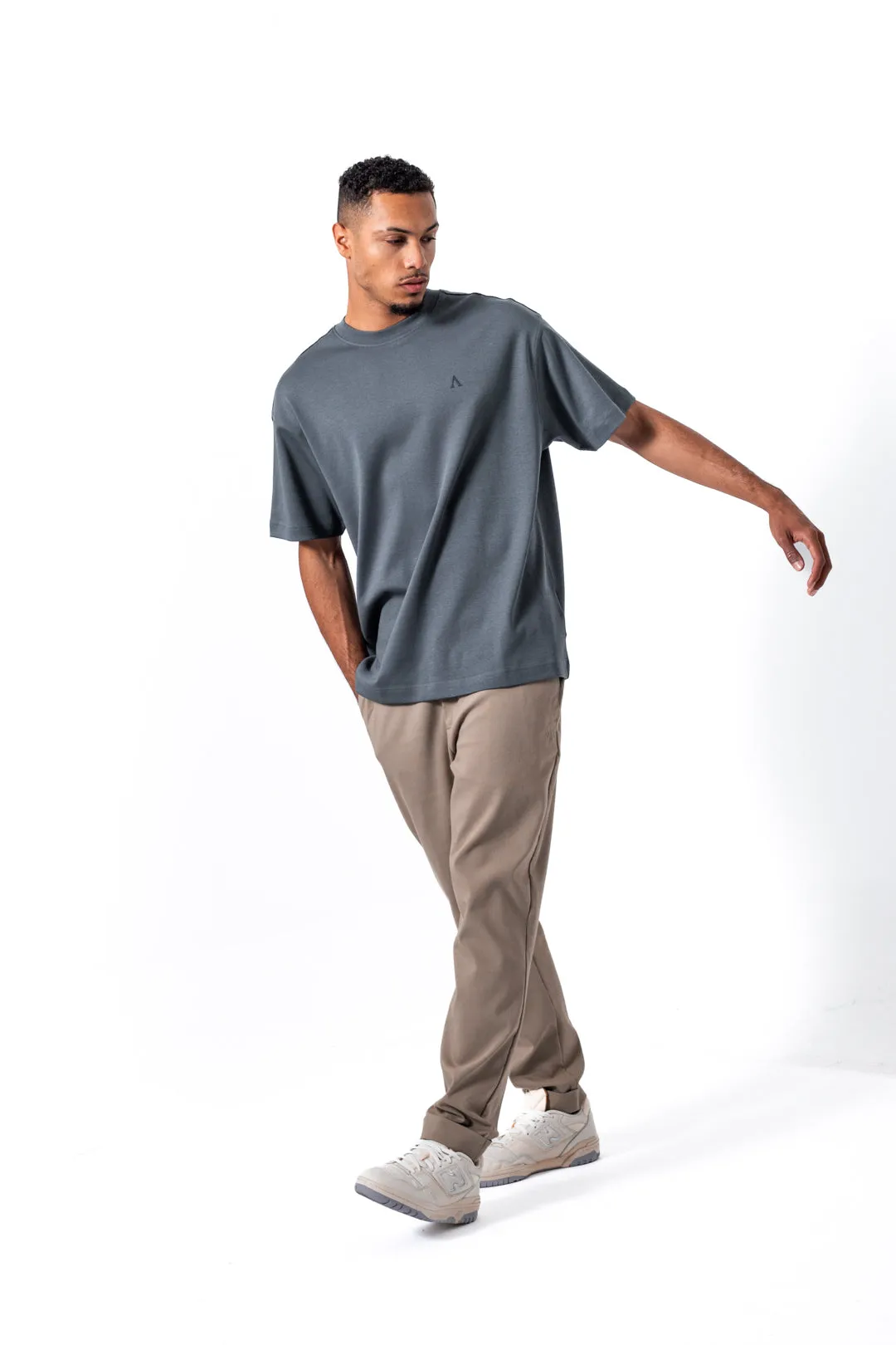 Marshall Tee | Grey/Blue sold by Aeden Official product image thumbnail 5