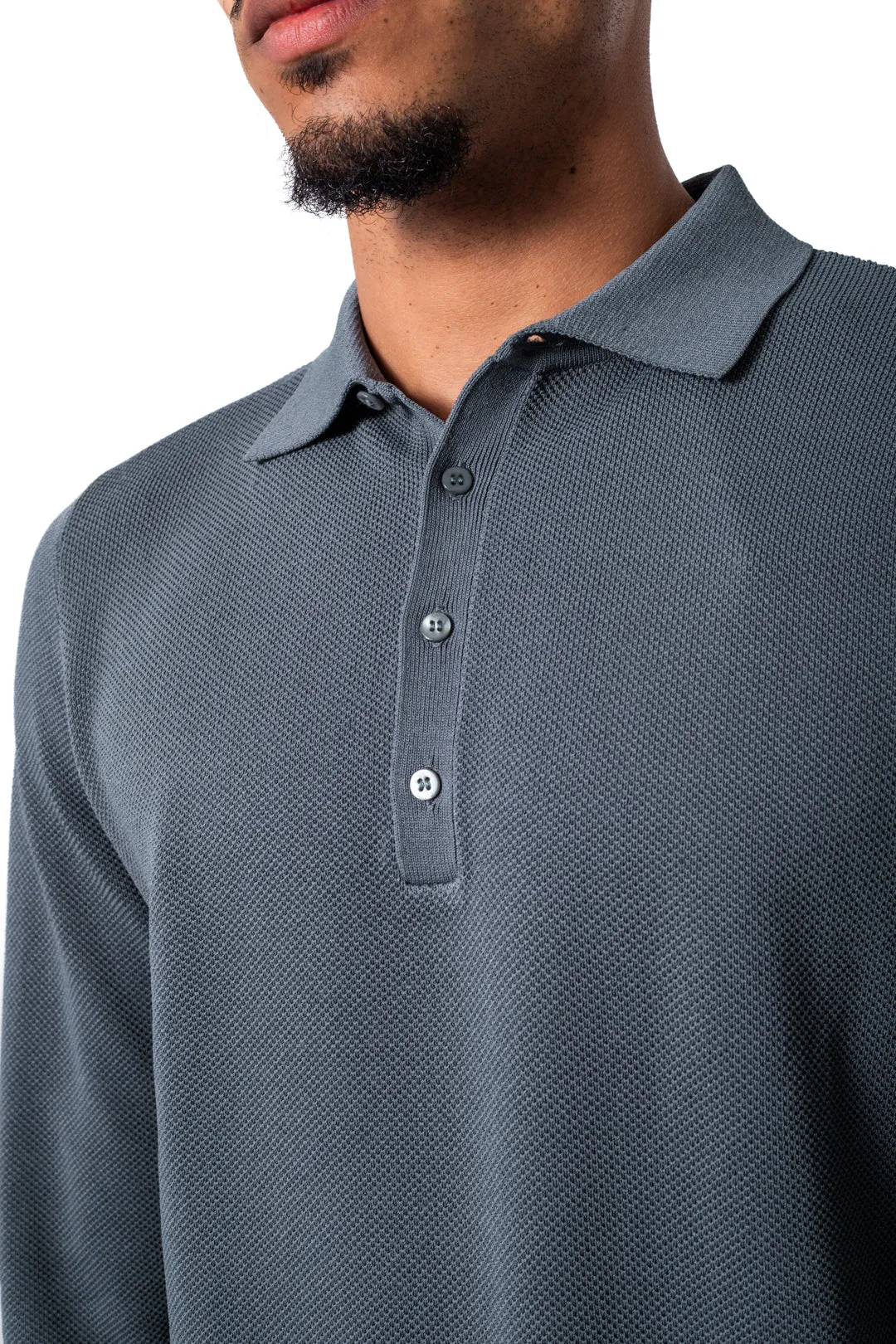 Donnel knit | Grey/Blue sold by Aeden Official product image thumbnail 5