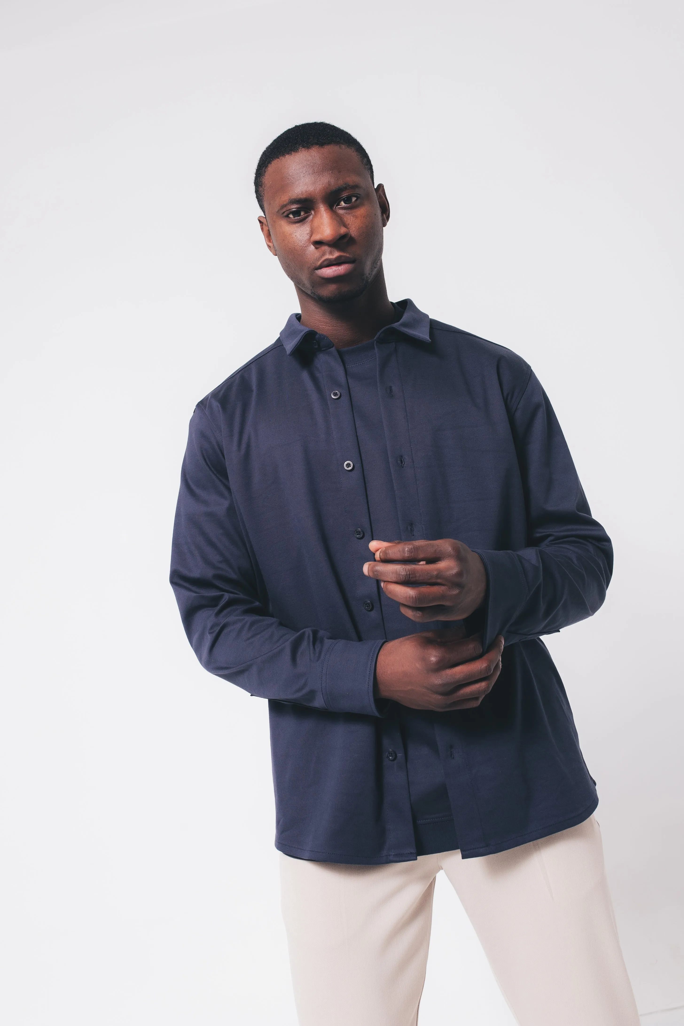 Marley Shirt | Dark Blue sold by Aeden Official product image thumbnail 4