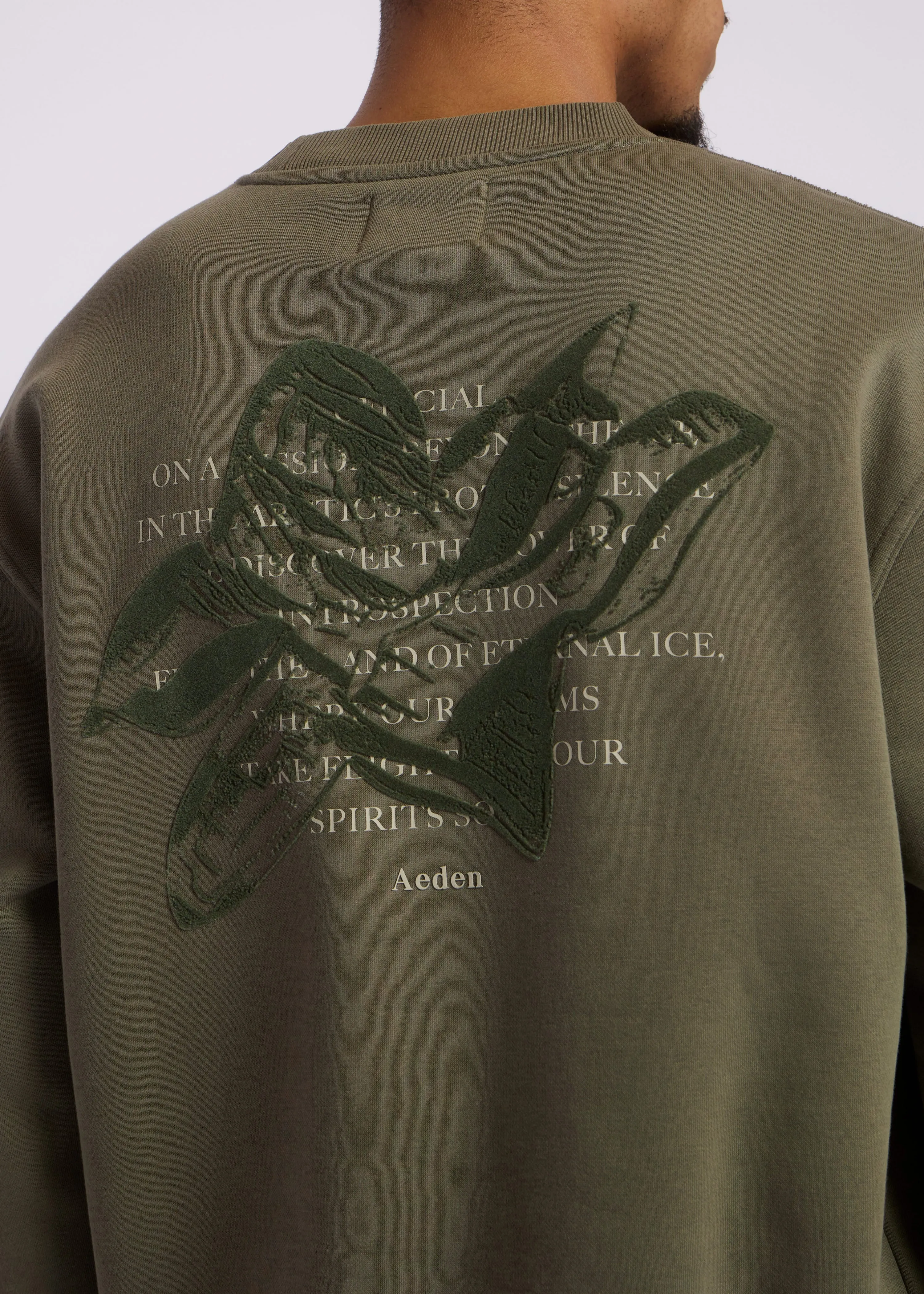 Viggo Sweater | Beetle Green sold by Aeden Official product image thumbnail 3