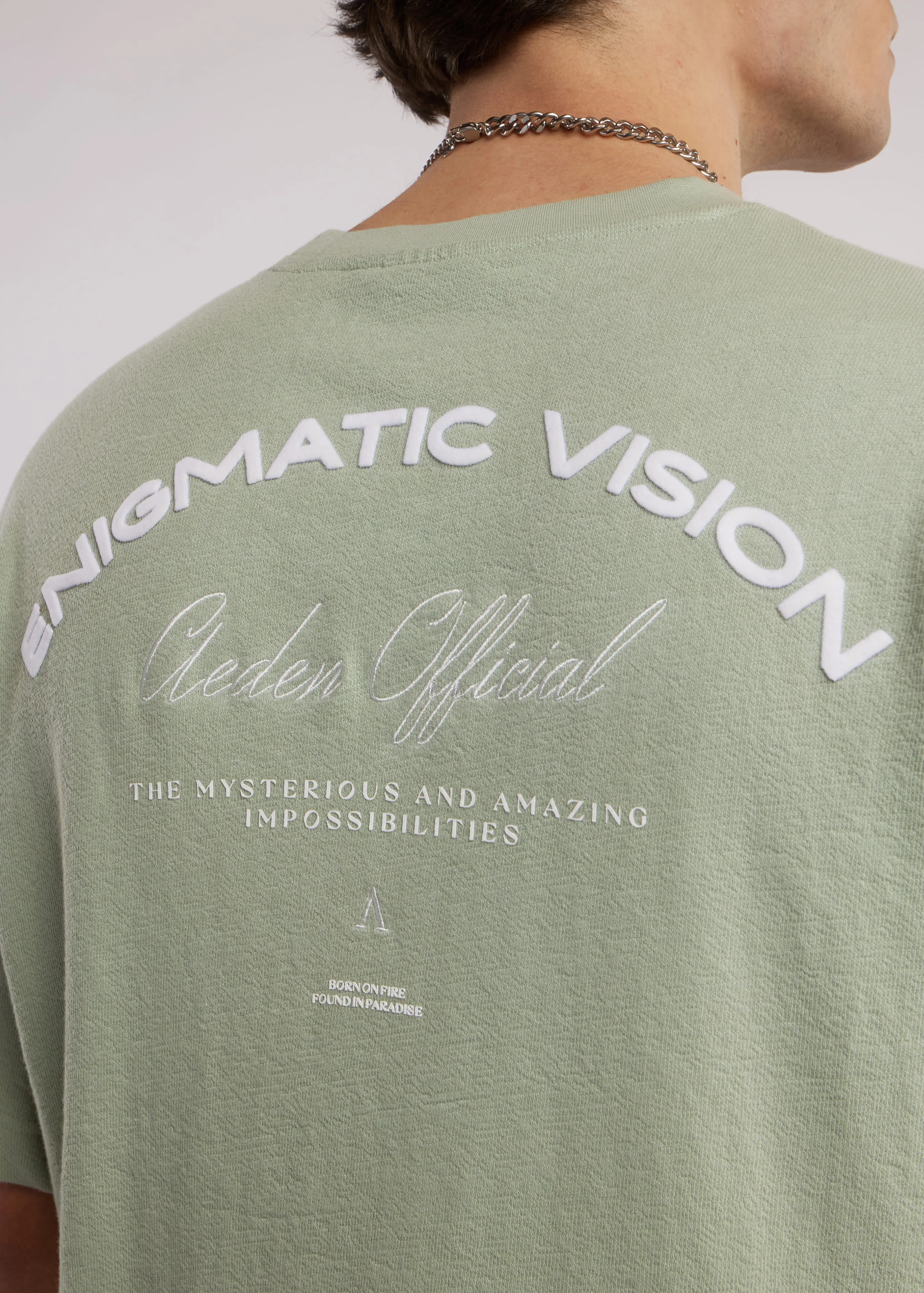 Rodrigo Tee | Silt Green sold by Aeden Official product image thumbnail 3