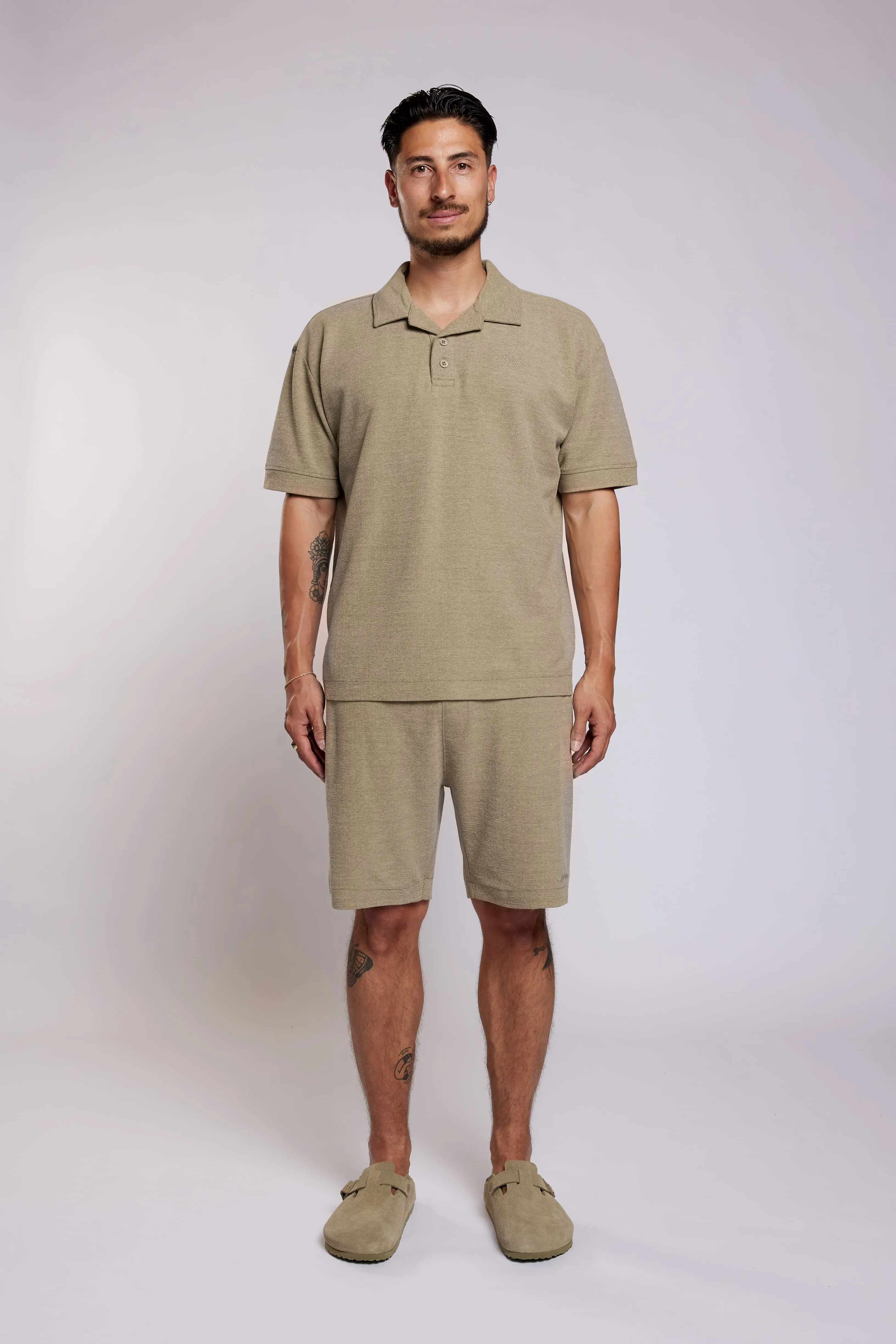 Kaito Polo | Vetiver sold by Aeden Official product image thumbnail 4