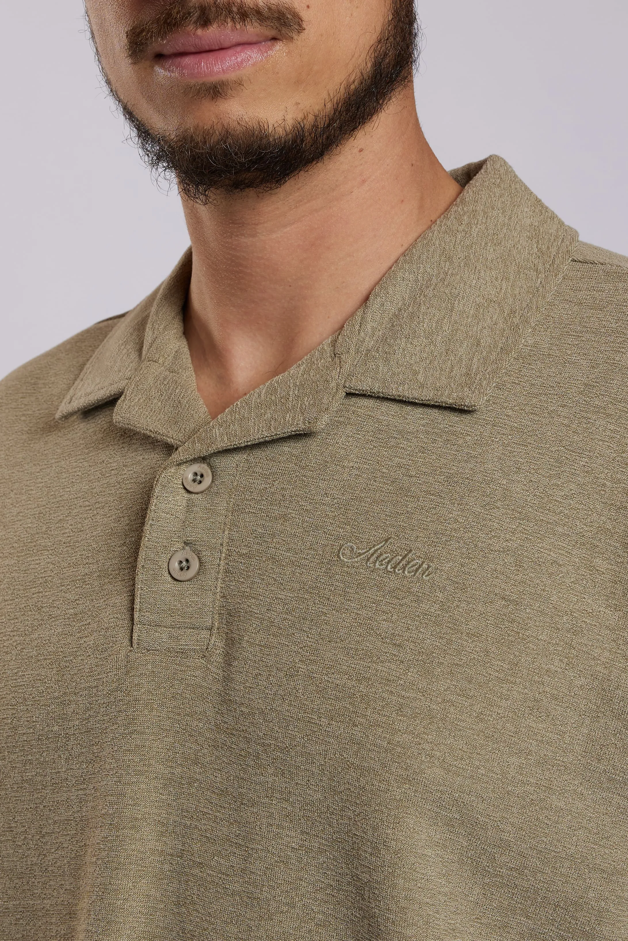 Kaito Polo | Vetiver sold by Aeden Official product image thumbnail 3