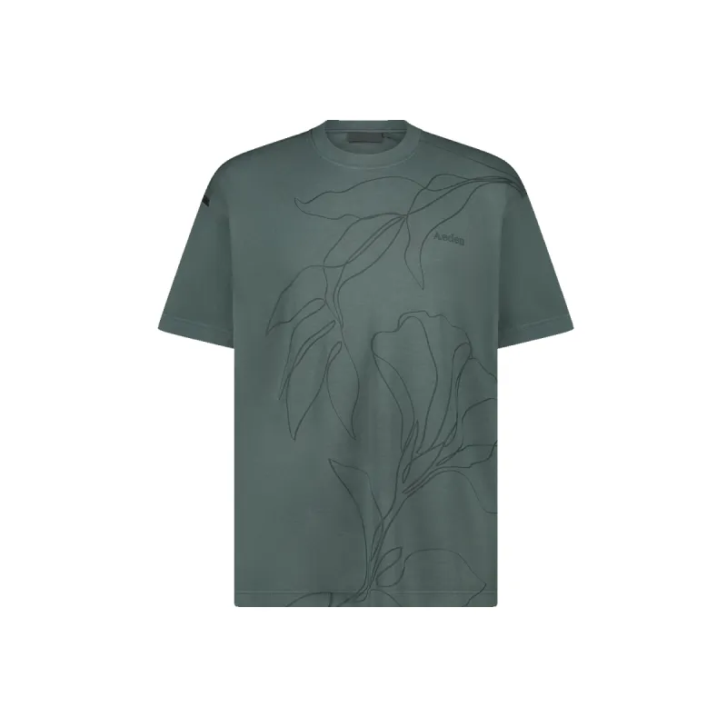 Kingston Tee | Grey/Blue sold by Aeden Official