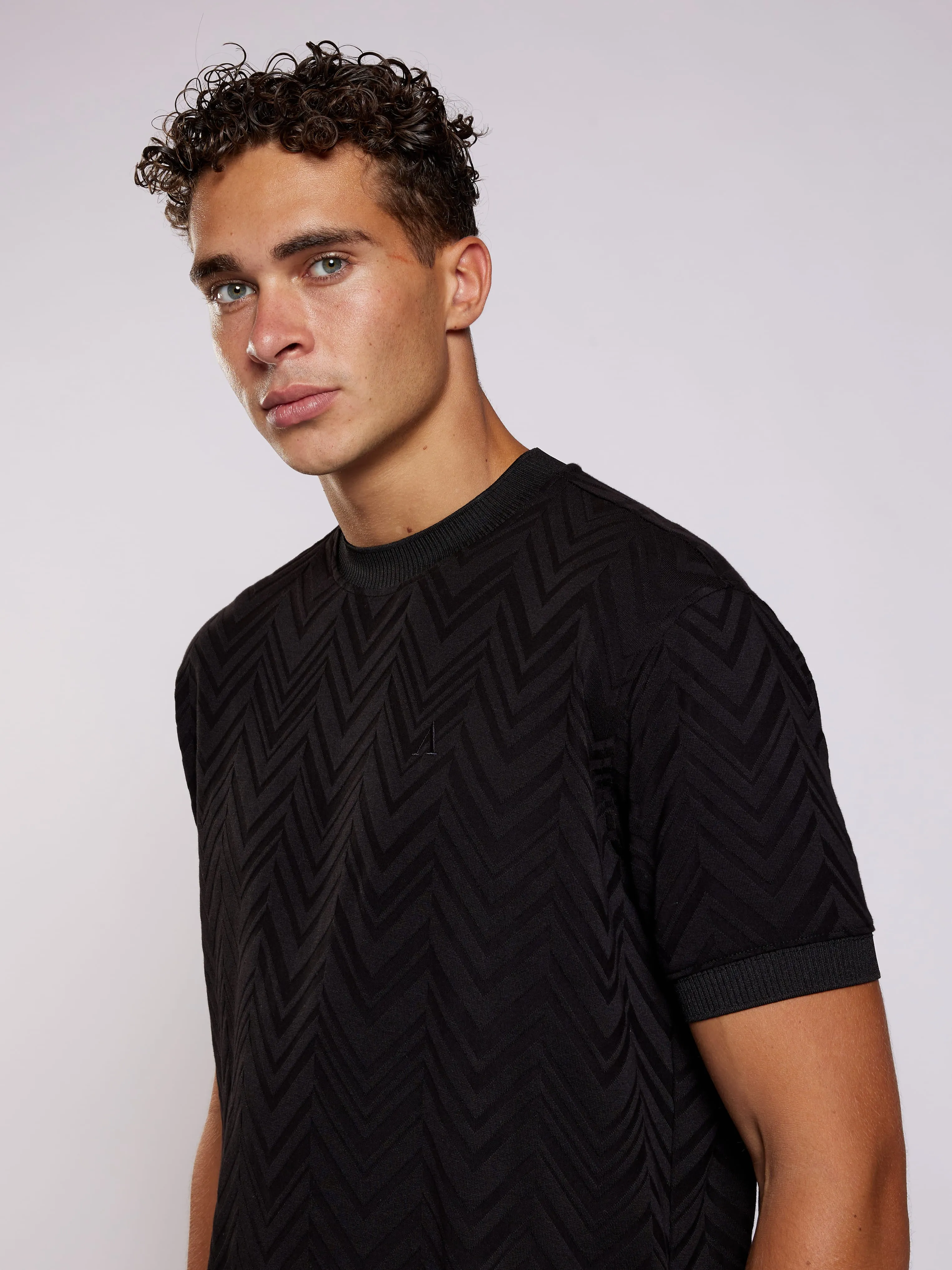 Silver Tee | Black sold by Aeden Official product image thumbnail 4