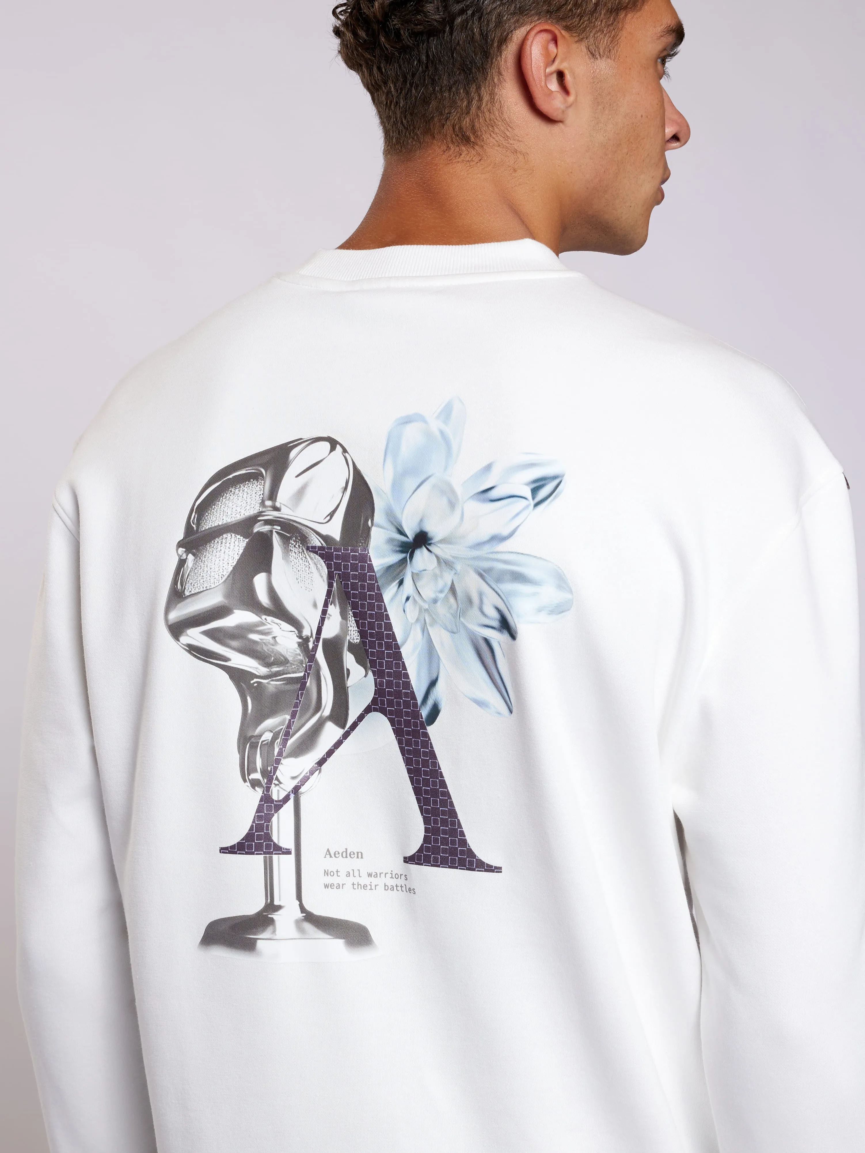 Bastien Sweatshirt | Off-white sold by Aeden Official product image thumbnail 4