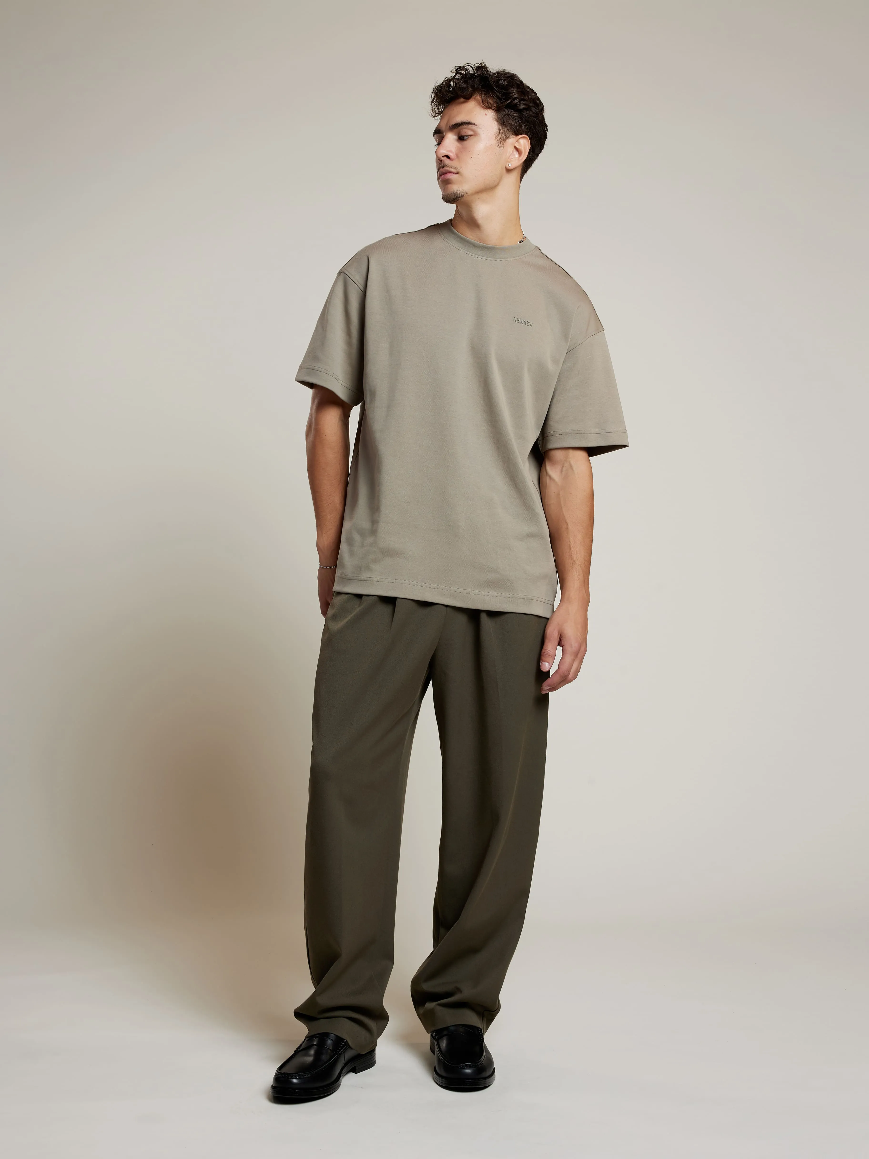 Raphaël Tee | Vetiver sold by Aeden Official product image thumbnail 4