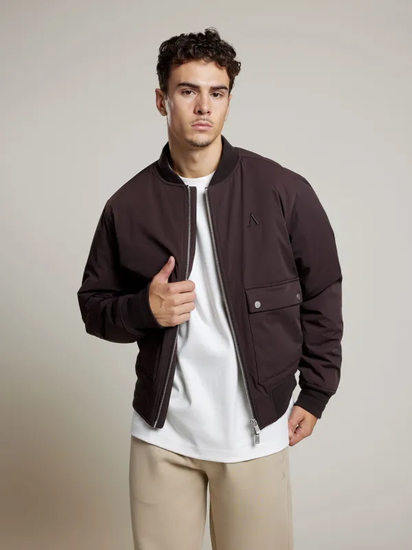 Darnel Bomber Jacket | Ganache sold by Aeden Official