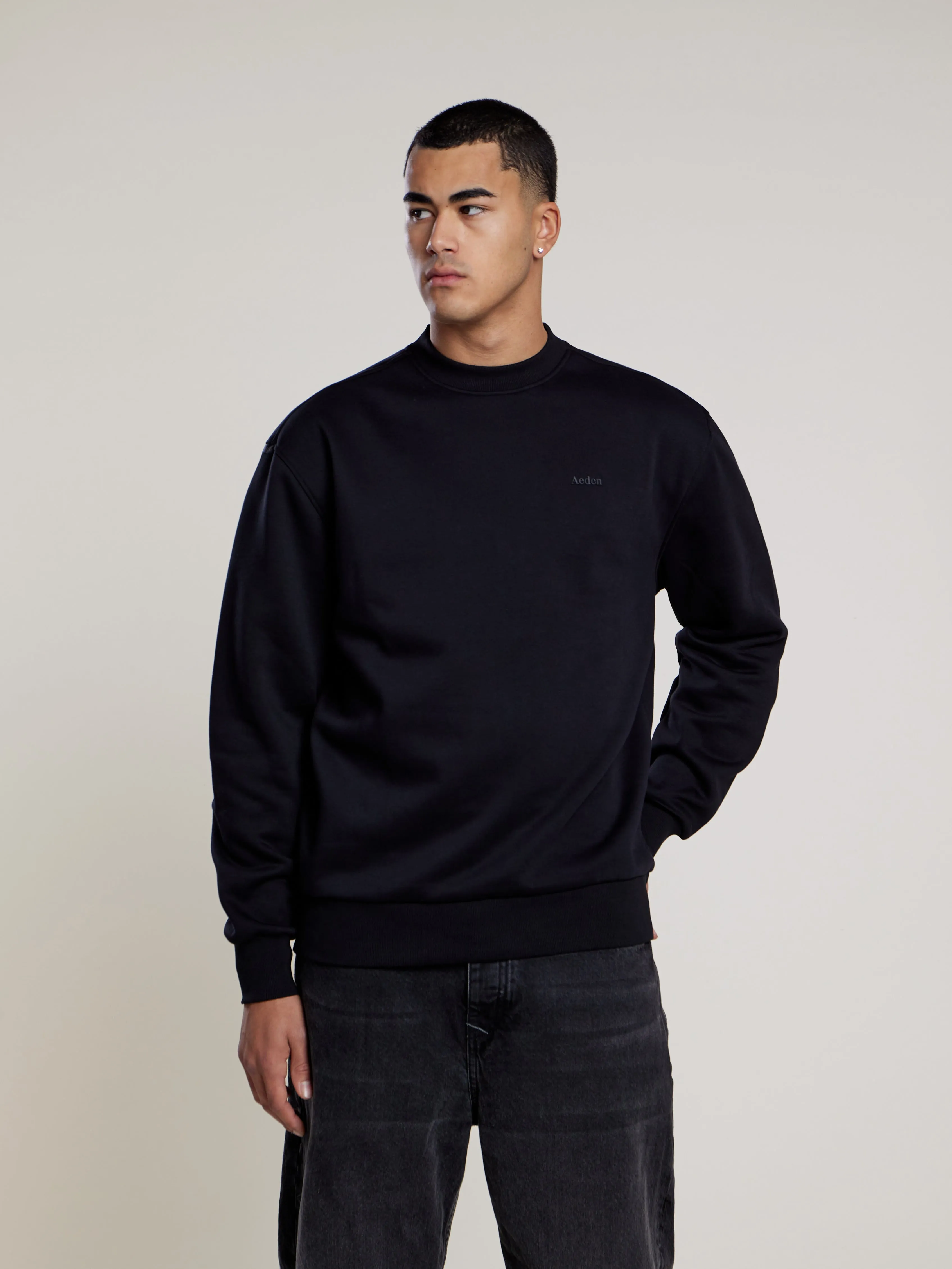 Didier Sweater | Black sold by Aeden Official product image thumbnail 2