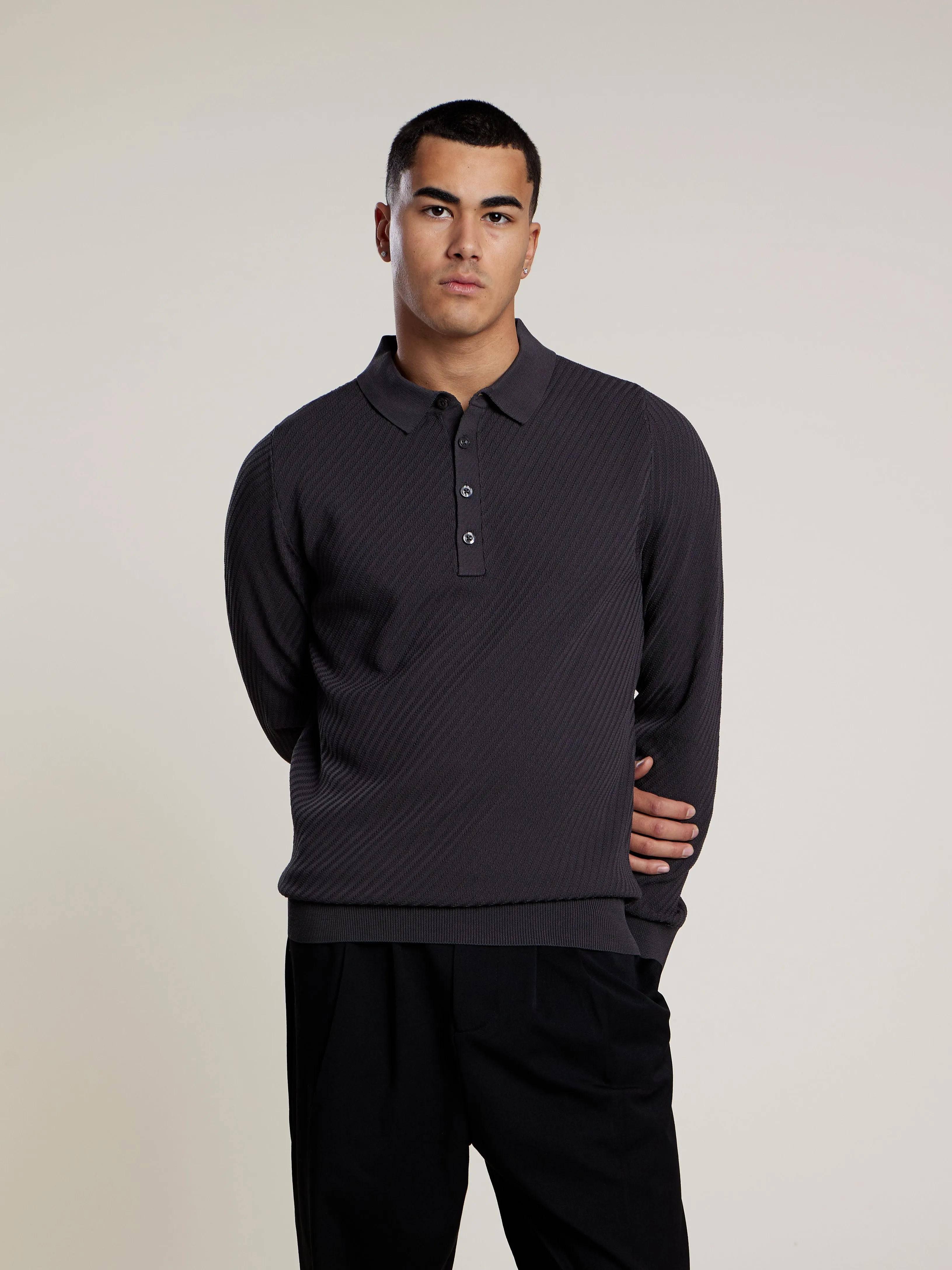 Duncan knit | Dark Shadow sold by Aeden Official