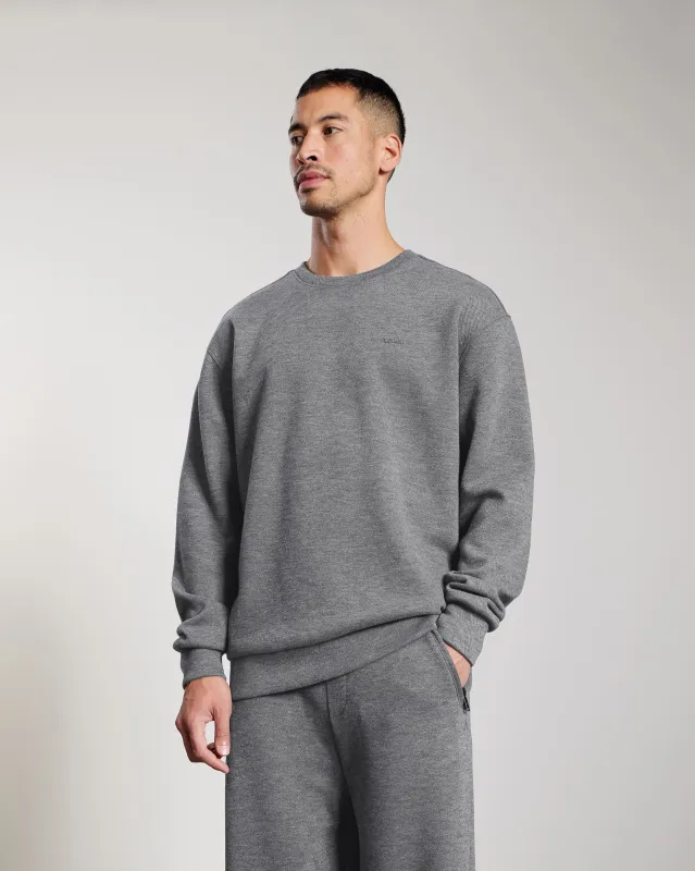 Teslo Sweater | Dark Grey Melange made by Aeden Official