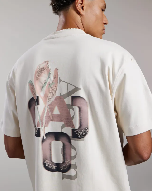 Yasin Tee | White Cap Grey made by Aeden Official