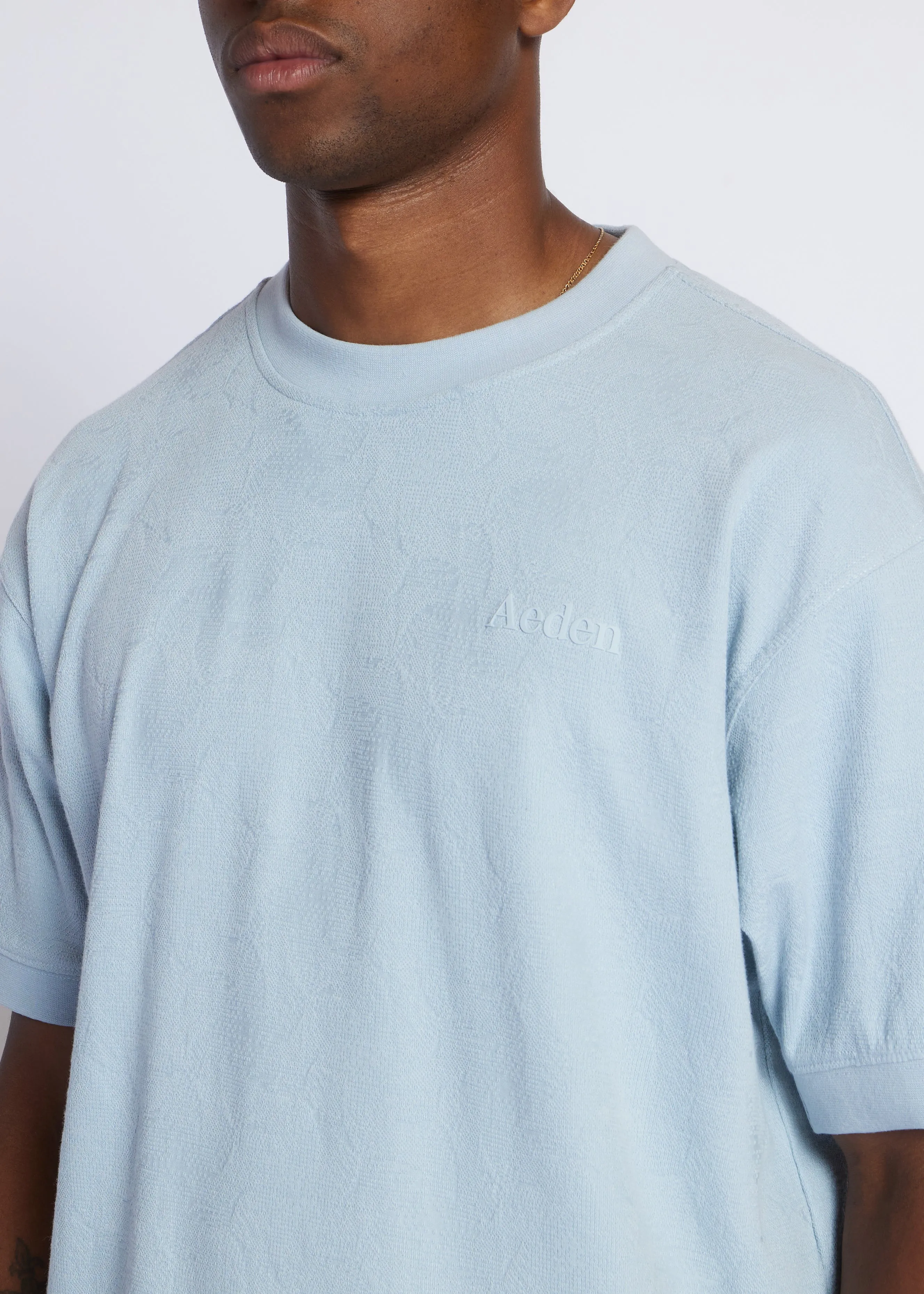 Grant Tee | Corn Blue sold by Aeden Official product image thumbnail 4