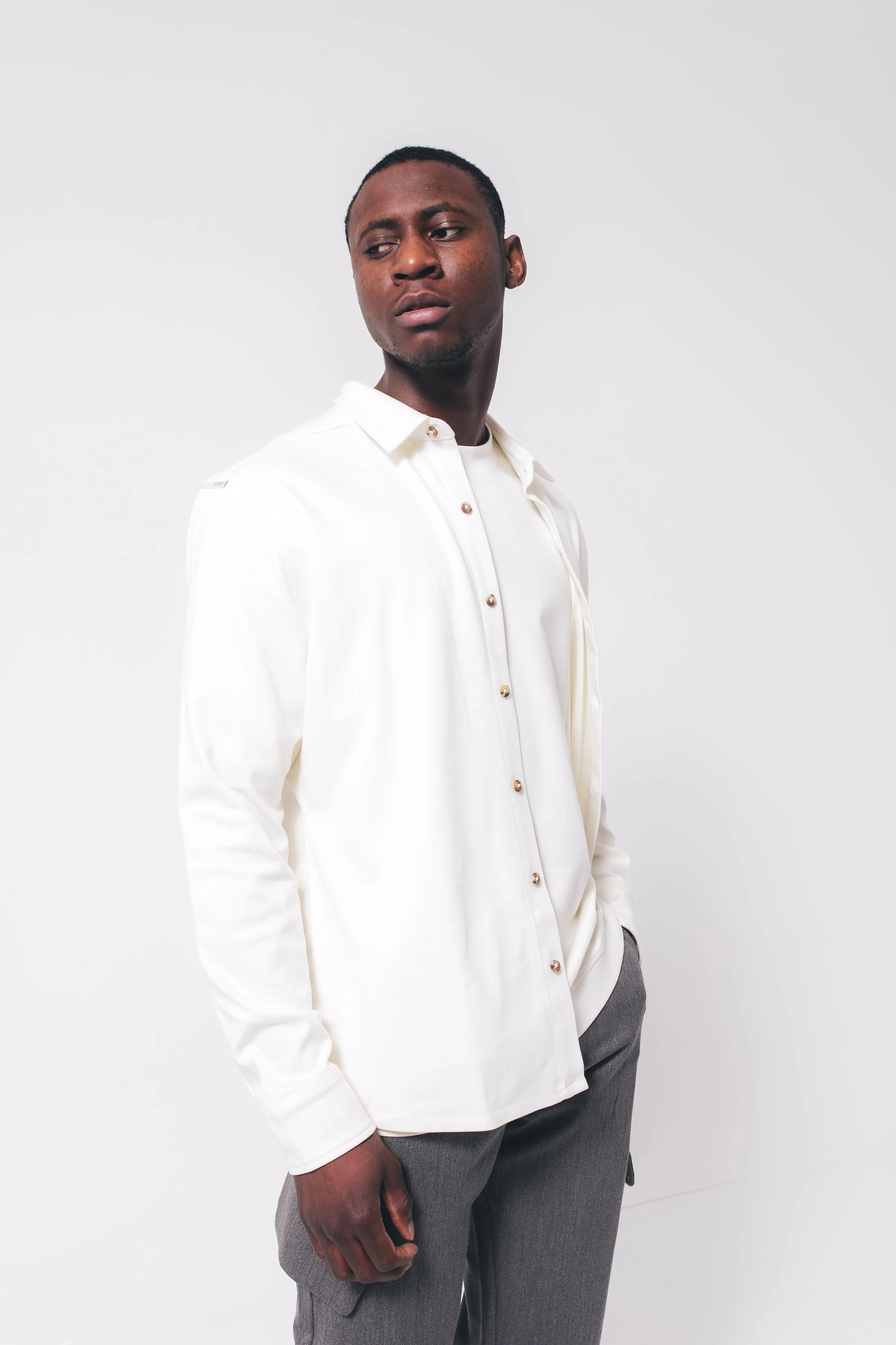 Marley Shirt | Off-white sold by Aeden Official product image thumbnail 5