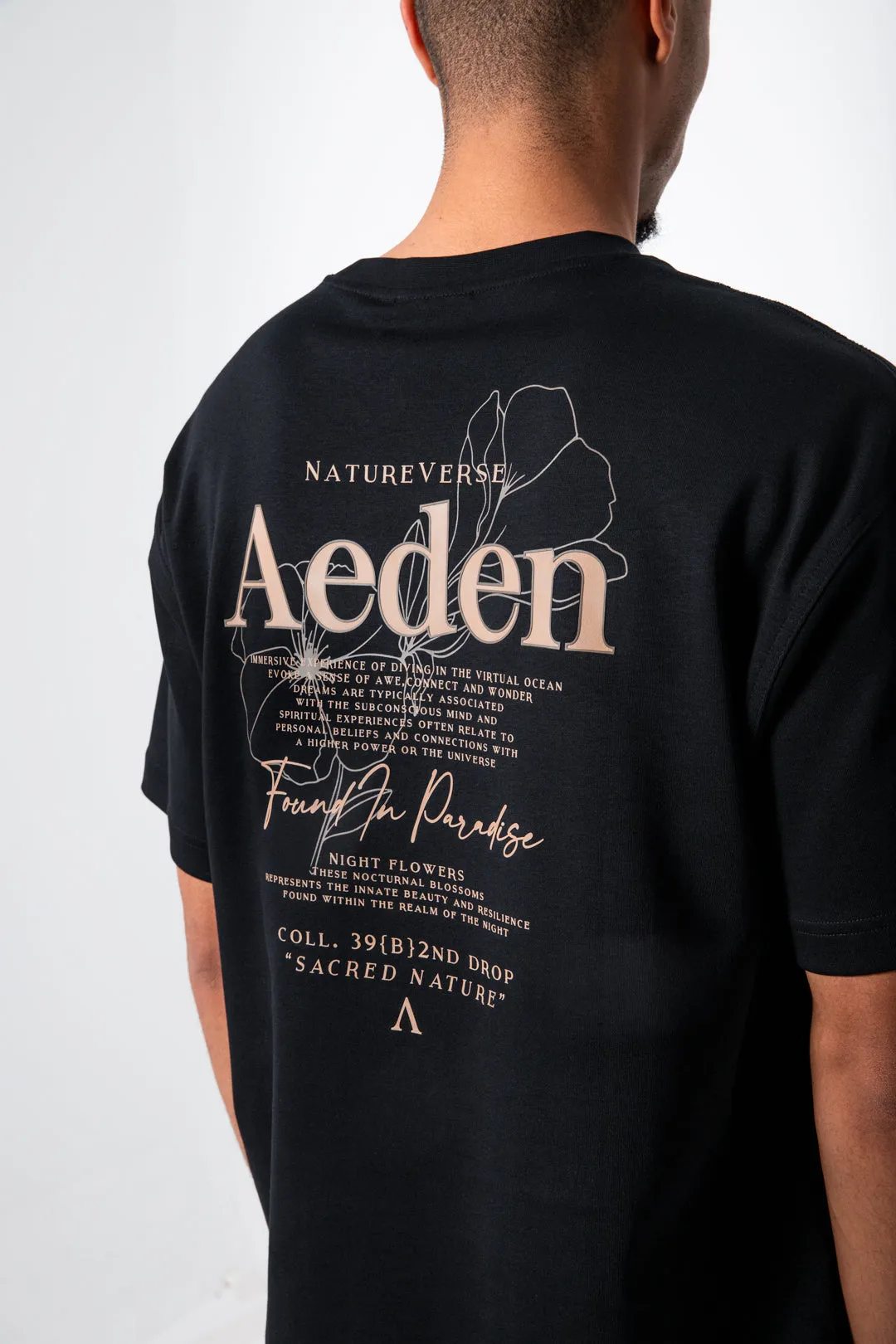 Marshall Tee | Black sold by Aeden Official product image thumbnail 4