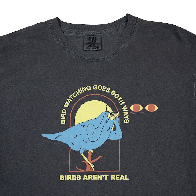 Birdwatching Shirt (Dark) sold by Birds Aren’t Real product image thumbnail 2