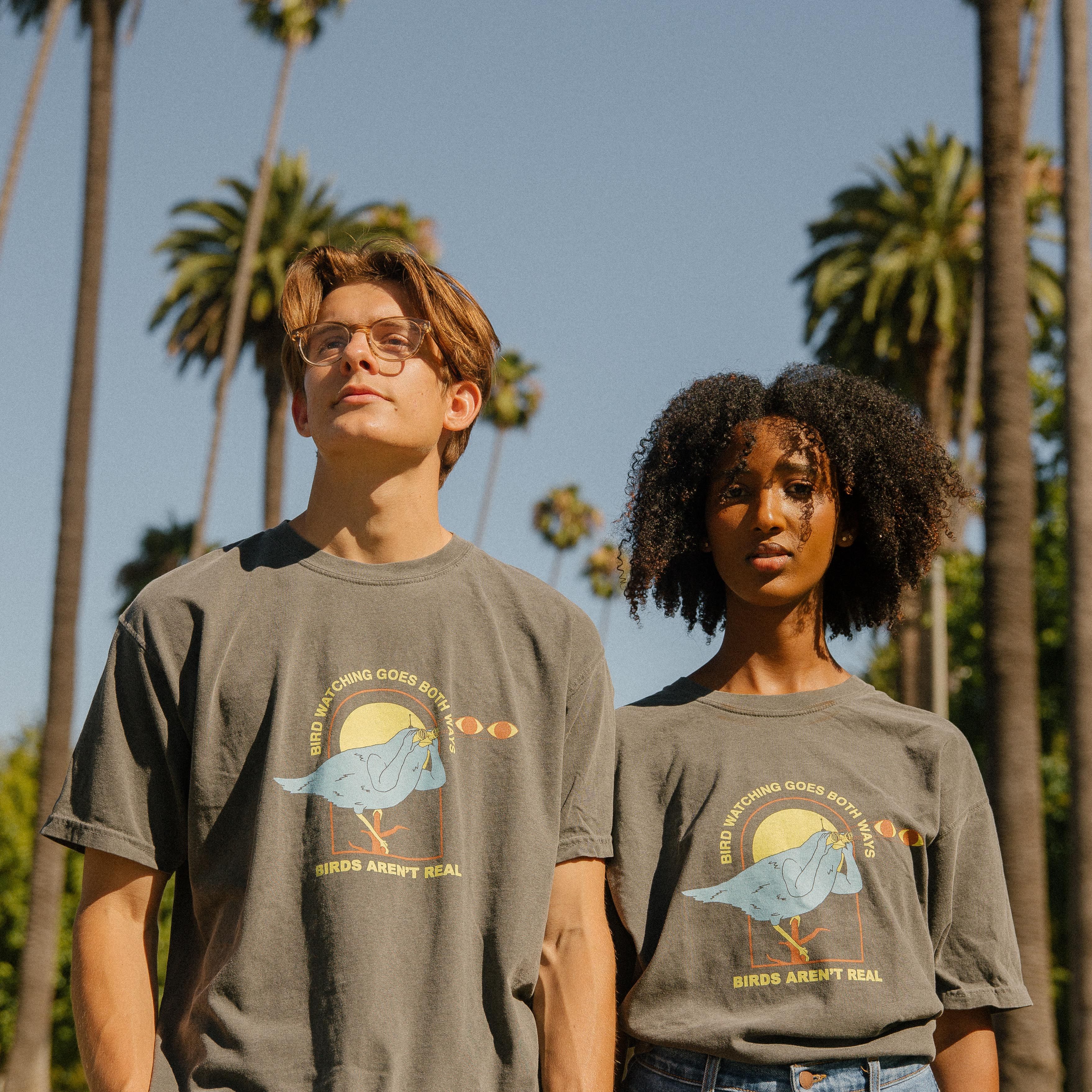 Birdwatching Shirt (Dark) sold by Birds Aren’t Real product image thumbnail 5