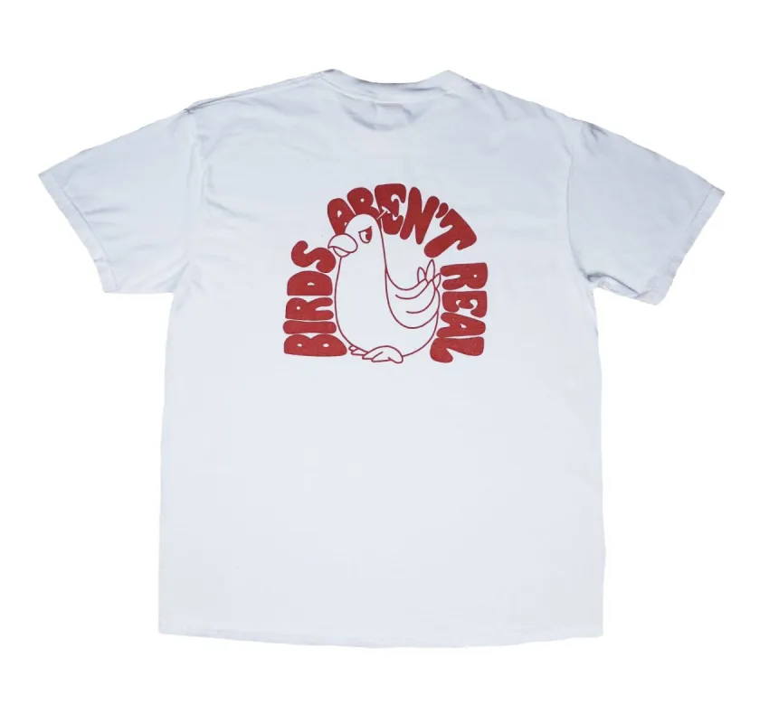 Birds Aren't Real Shirt (Red) sold by Birds Aren’t Real