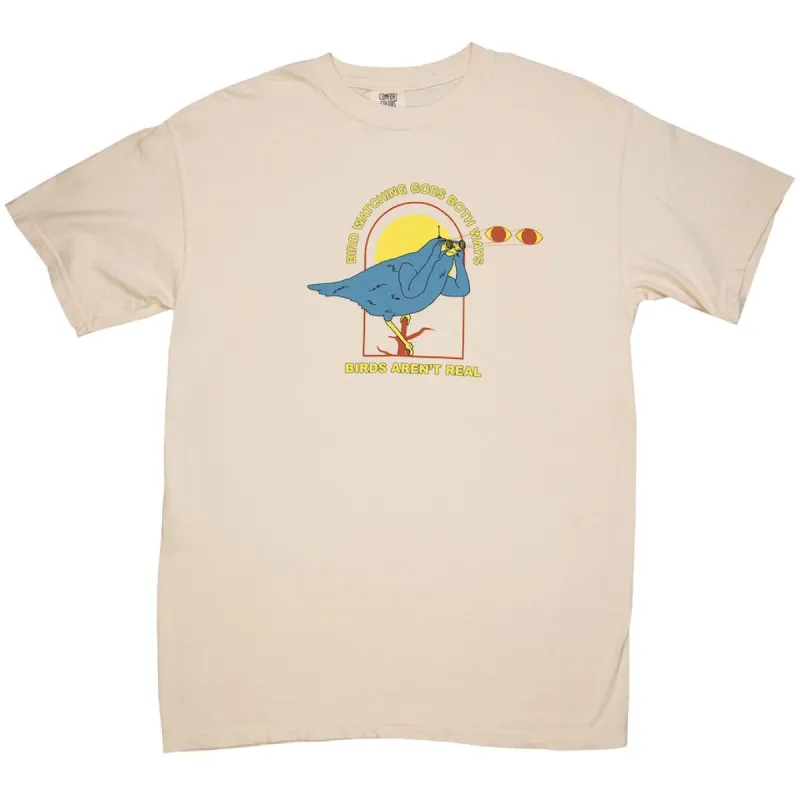 Birdwatching Shirt (Light) sold by Birds Aren’t Real
