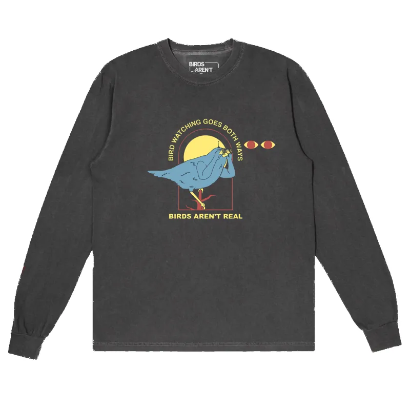 Bird Watching Long Sleeve Shirt sold by Birds Aren’t Real