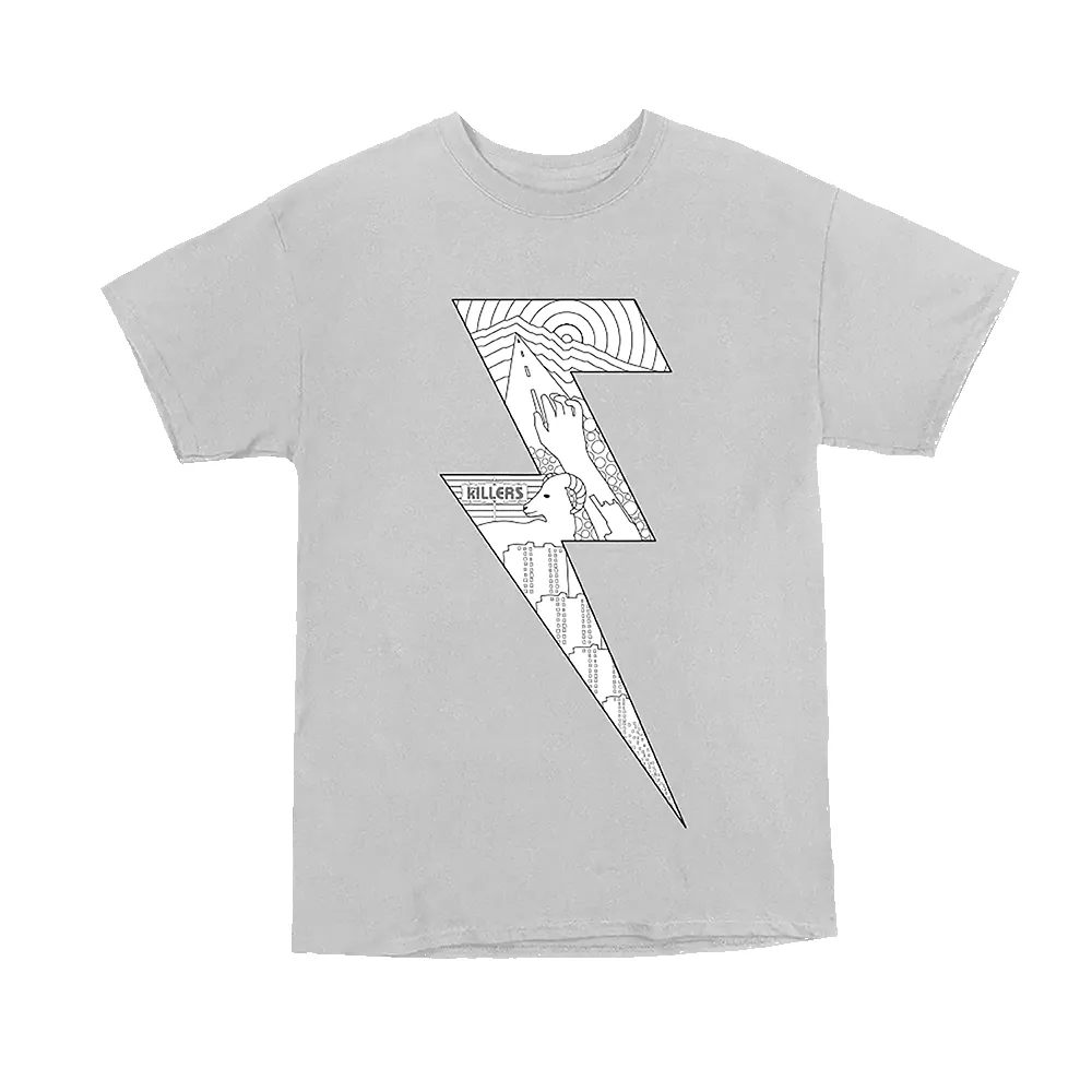 The Killers Lightning Bolt T-shirt sold by The Killers