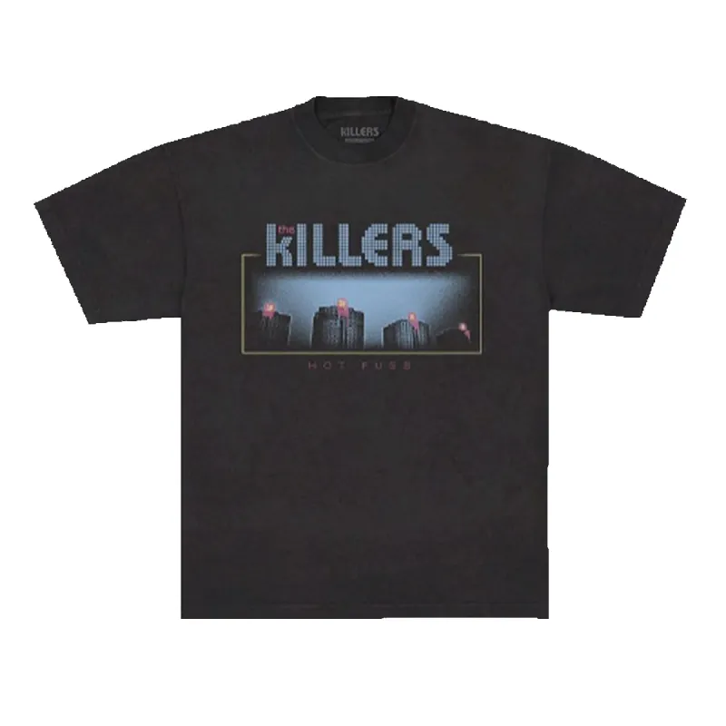 HOT FUSS TRACKLIST BLACK T-SHIRT sold by The Killers